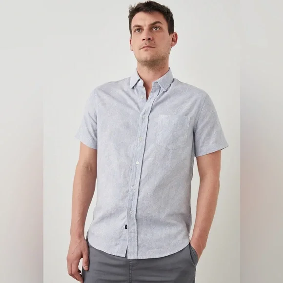 Rails Men’s Fairfax Shirt- Amazon Sun Blue - Picture 2 of 6